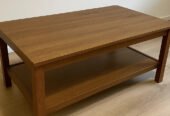 Modern Oak-Finish Coffee Table – FREE to Collect!