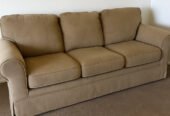 Beige 3-Seater Sofa