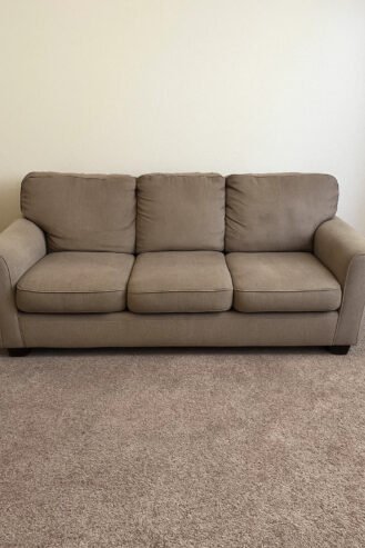 Beige 3-Seater Sofa