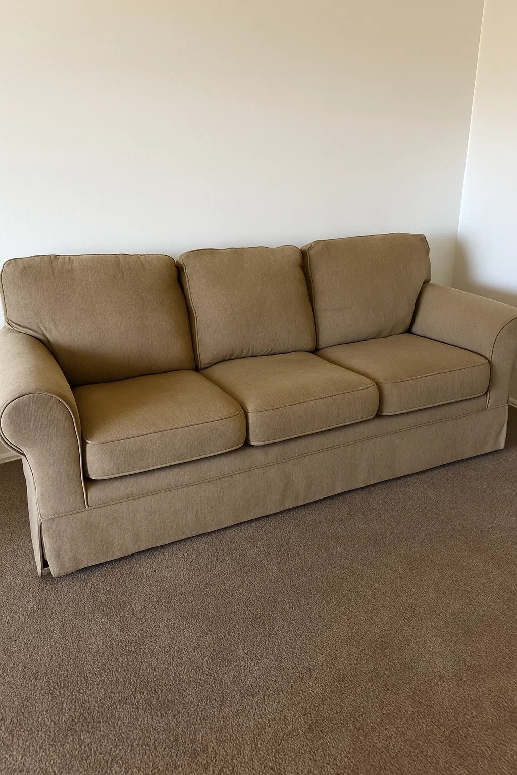 Beige 3-Seater Sofa