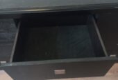 Black 9-Drawer Wooden Chest of Drawers